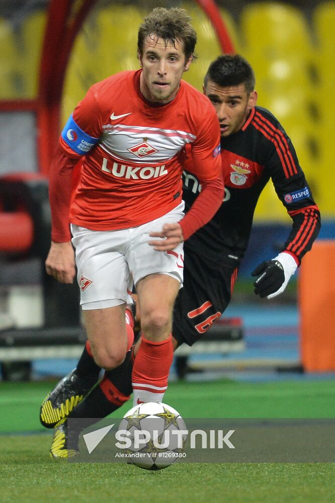 Football. Champions League. Spartak vs. Benfica
