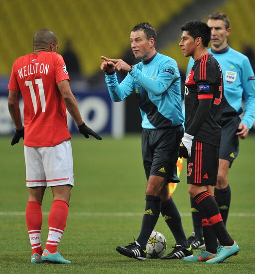 Football. Champions League. Spartak vs. Benfica