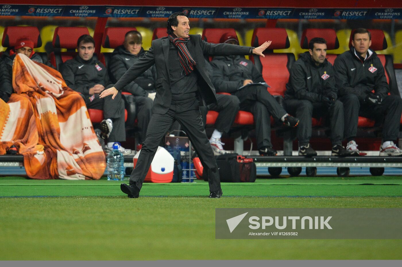 Football. Champions League. Spartak vs. Benfica