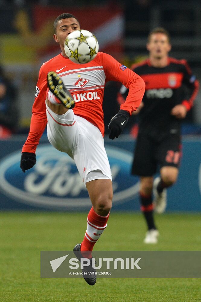 Football. Champions League. Spartak vs. Benfica