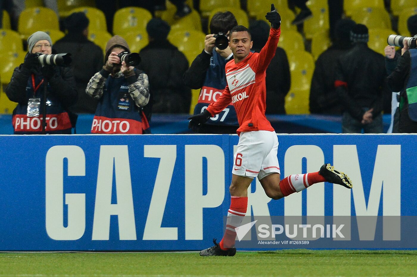 Football. Champions League. Spartak vs. Benfica