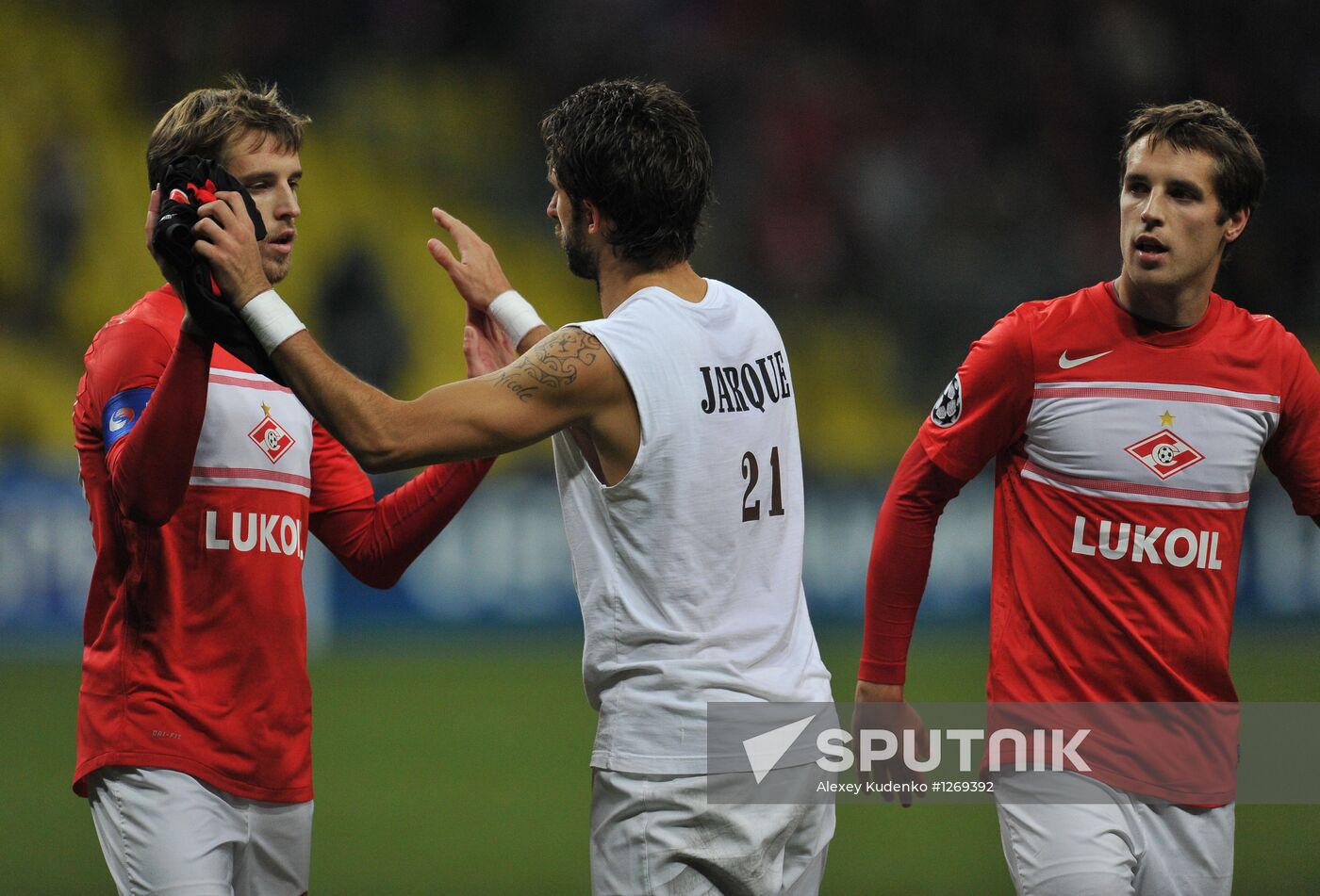 Football. Champions League. Spartak vs. Benfica