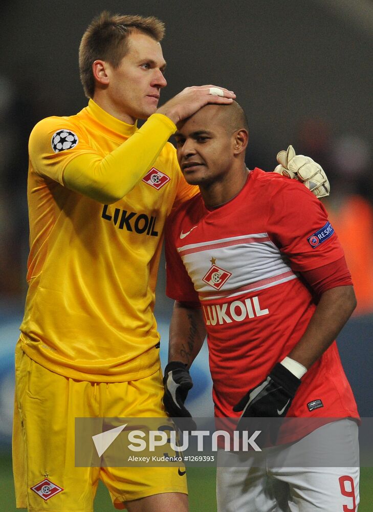 Football. Champions League. Spartak vs. Benfica