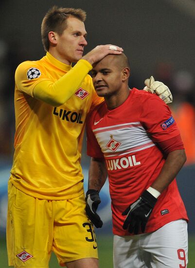 Football. Champions League. Spartak vs. Benfica