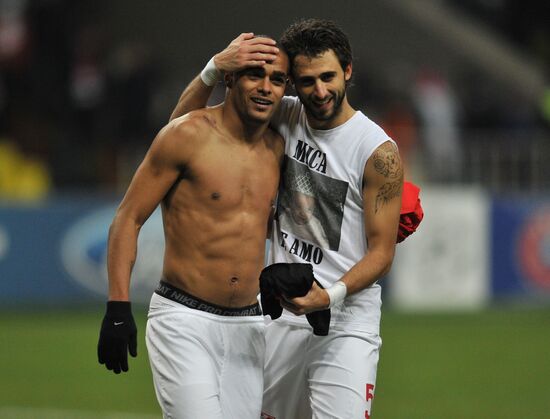 Football. Champions League. Spartak vs. Benfica