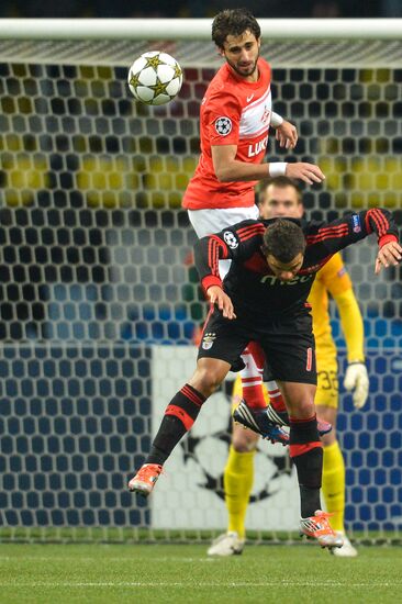 Football. Champions League. Spartak vs. Benfica