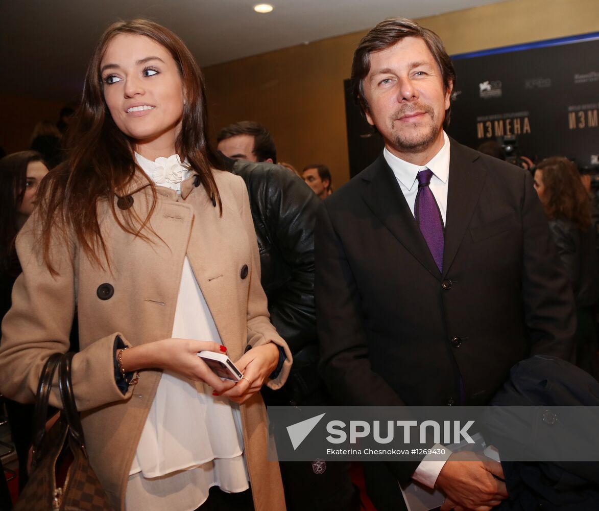 Premiere of film Izmena (Betrayal) by Kirill Serebrennikov
