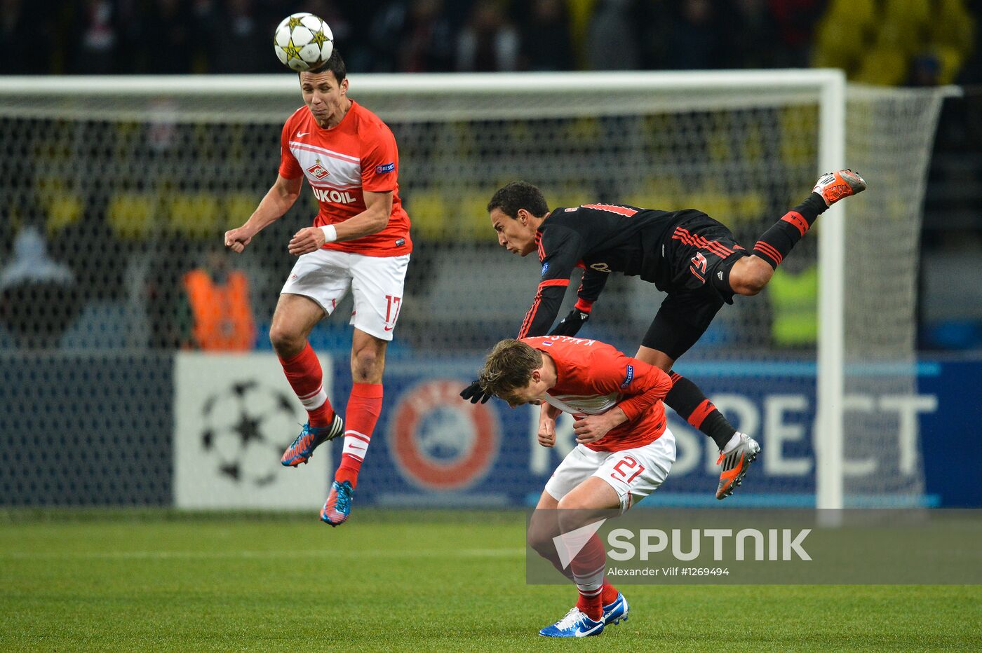 Football. Champions League. Spartak vs. Benfica