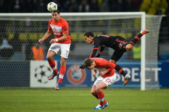 Football. Champions League. Spartak vs. Benfica