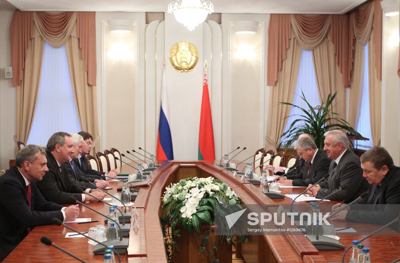 Dmitry Rogozin visits Belarus