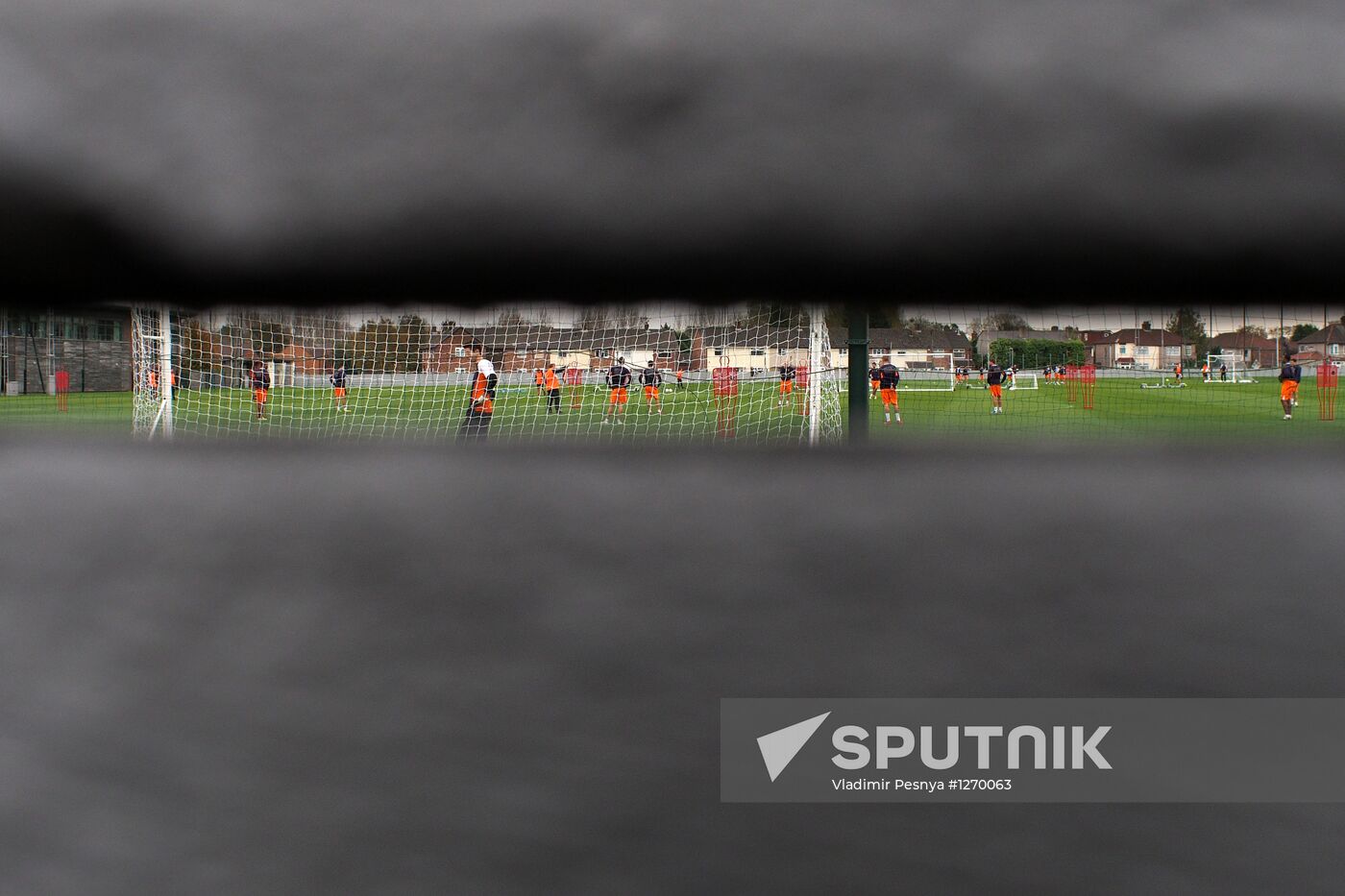 Liverpool FC during training