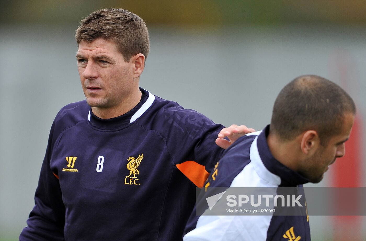 Liverpool FC during training