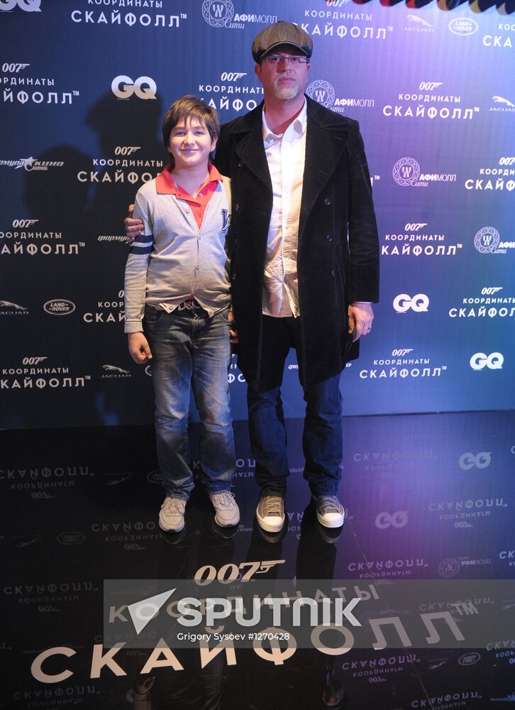 Moscow premiere of new Bond film Skyfall