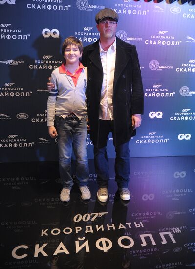 Moscow premiere of new Bond film Skyfall