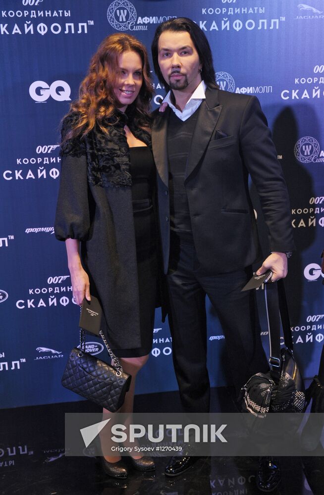 Moscow premiere of new Bond film Skyfall