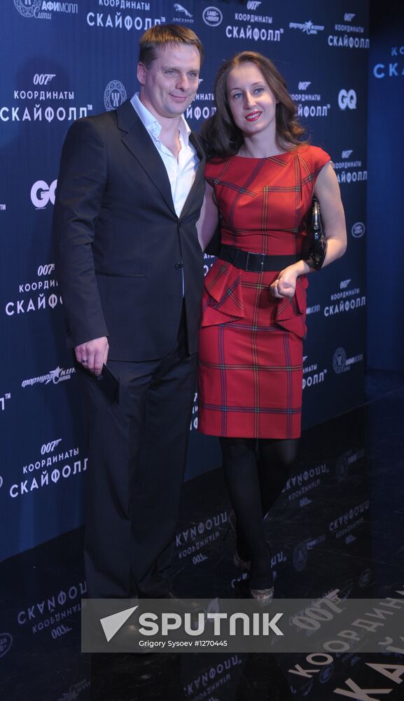 Moscow premiere of new Bond film Skyfall