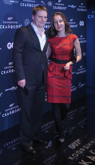 Moscow premiere of new Bond film Skyfall