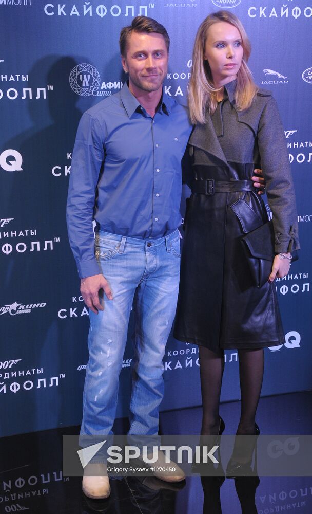 Moscow premiere of new Bond film Skyfall