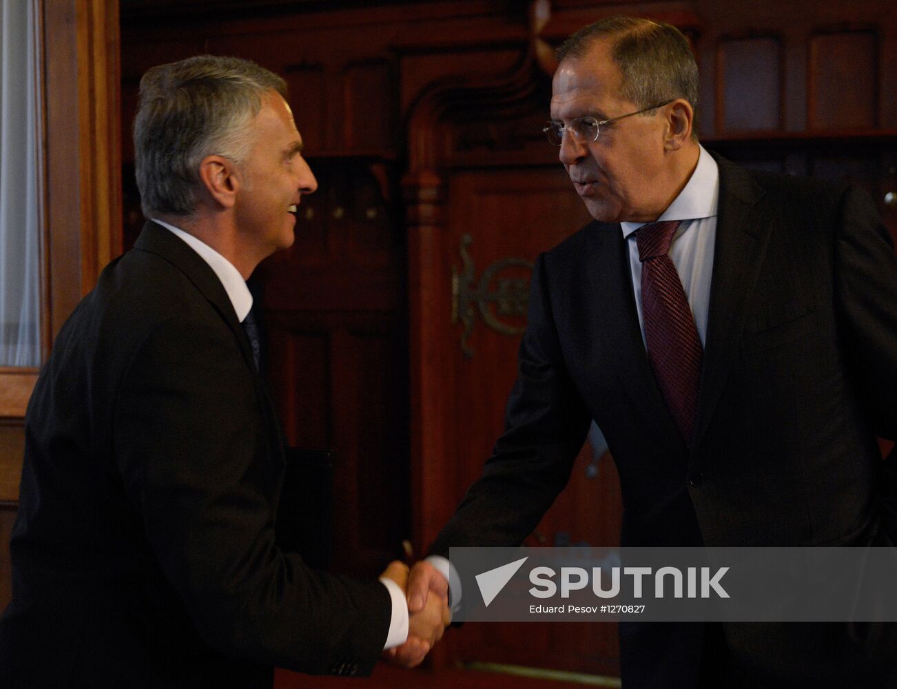Russian and Swiss Foreign Ministers meet