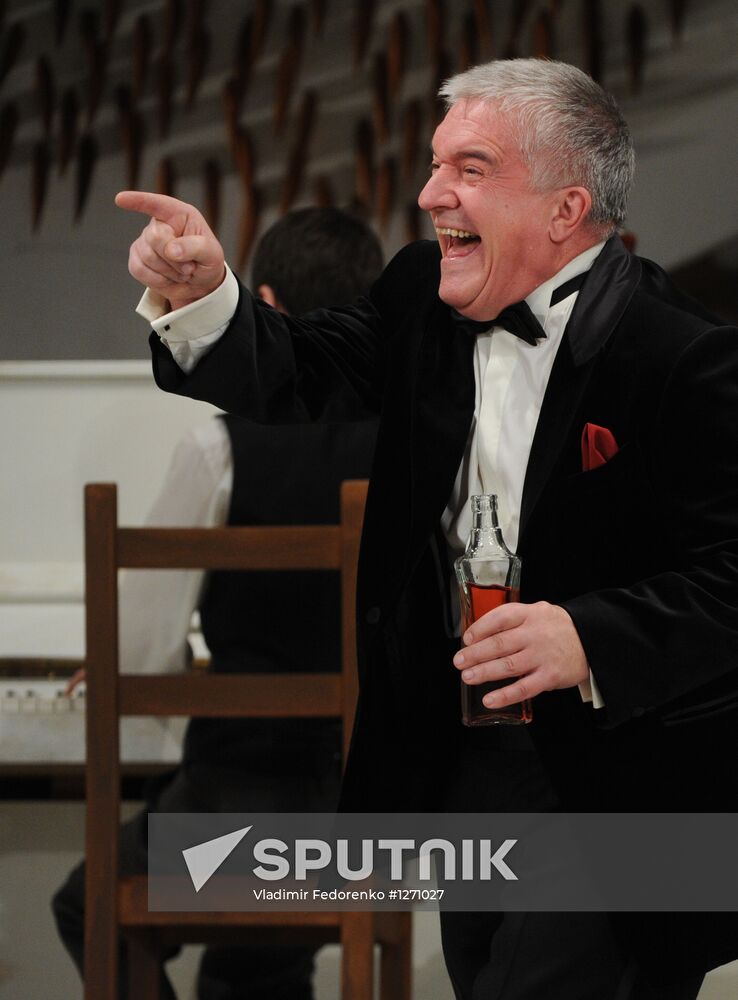 Run-through of play "Mr.Puntila and His Man Matti"