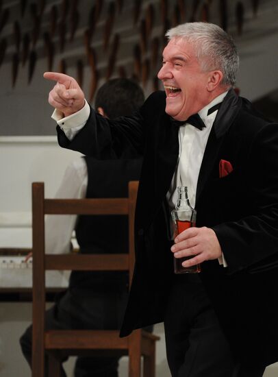 Run-through of play "Mr.Puntila and His Man Matti"