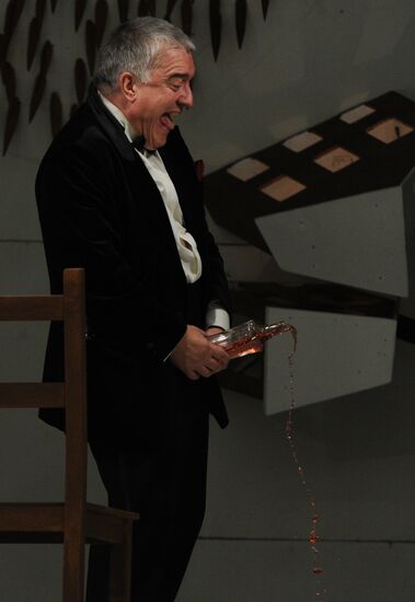 Run-through of play "Mr.Puntila and His Man Matti"