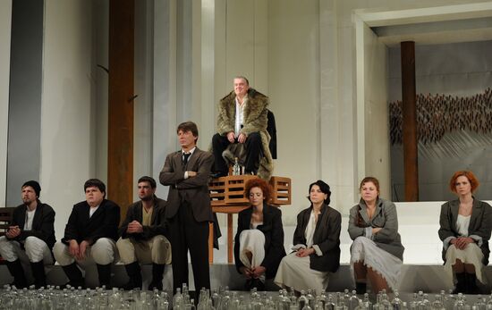 Run-through of play "Mr.Puntila and His Man Matti"