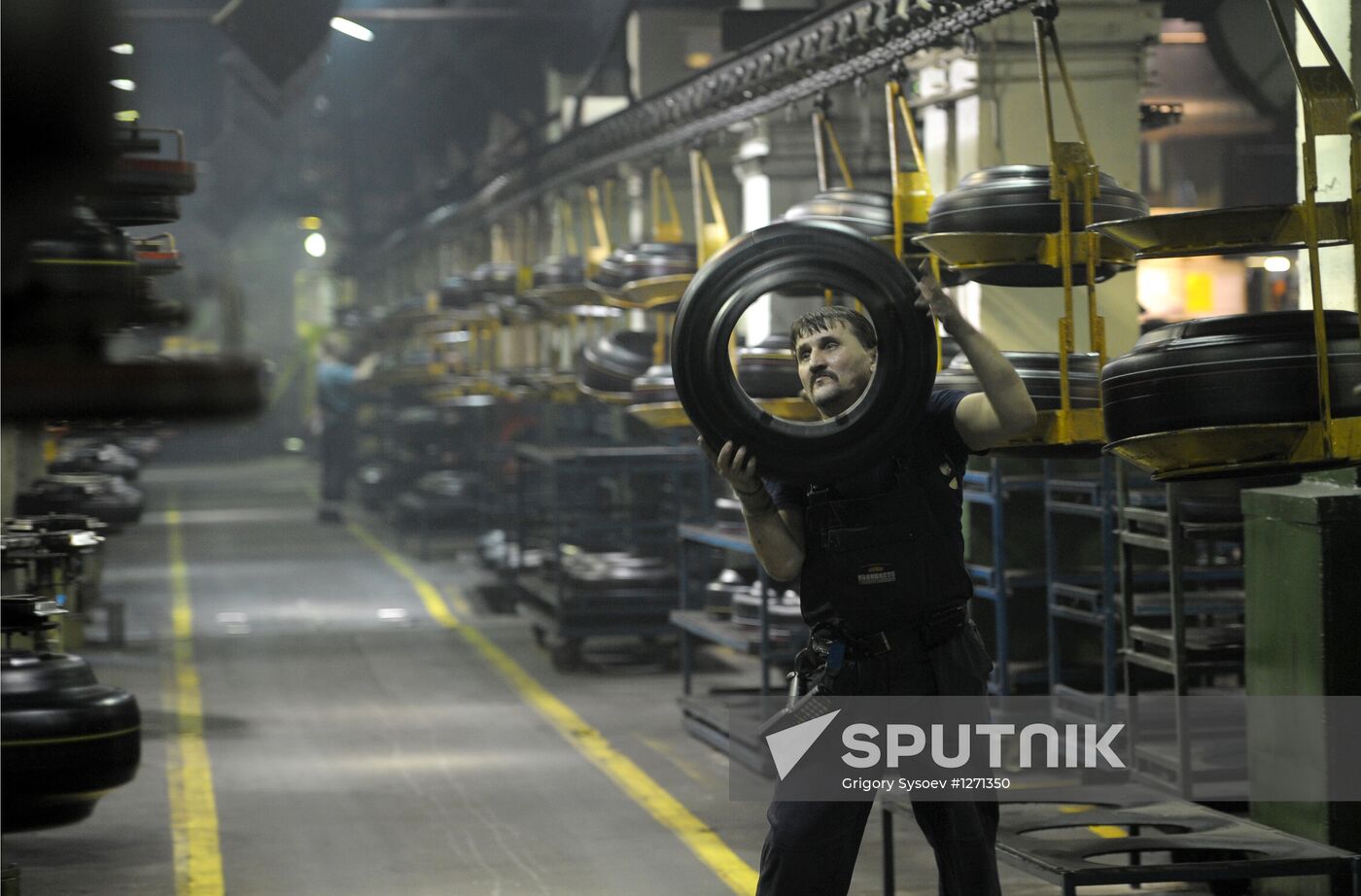 Work of Yaroslavl Tyre Plant