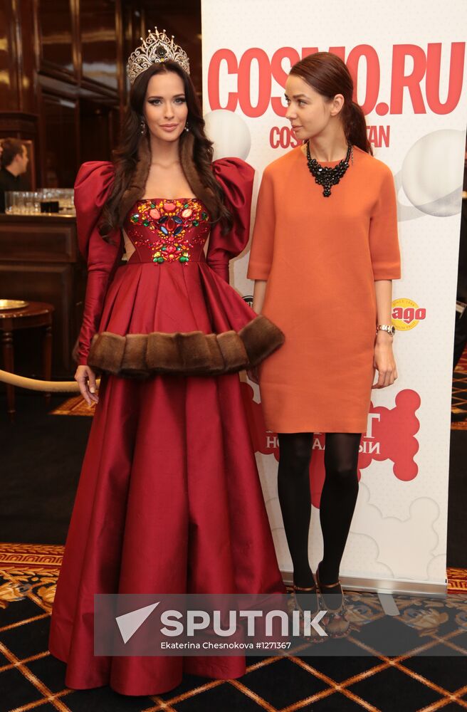 Miss Earth Russia 2012 Natalia Pereverzeva gives news conference