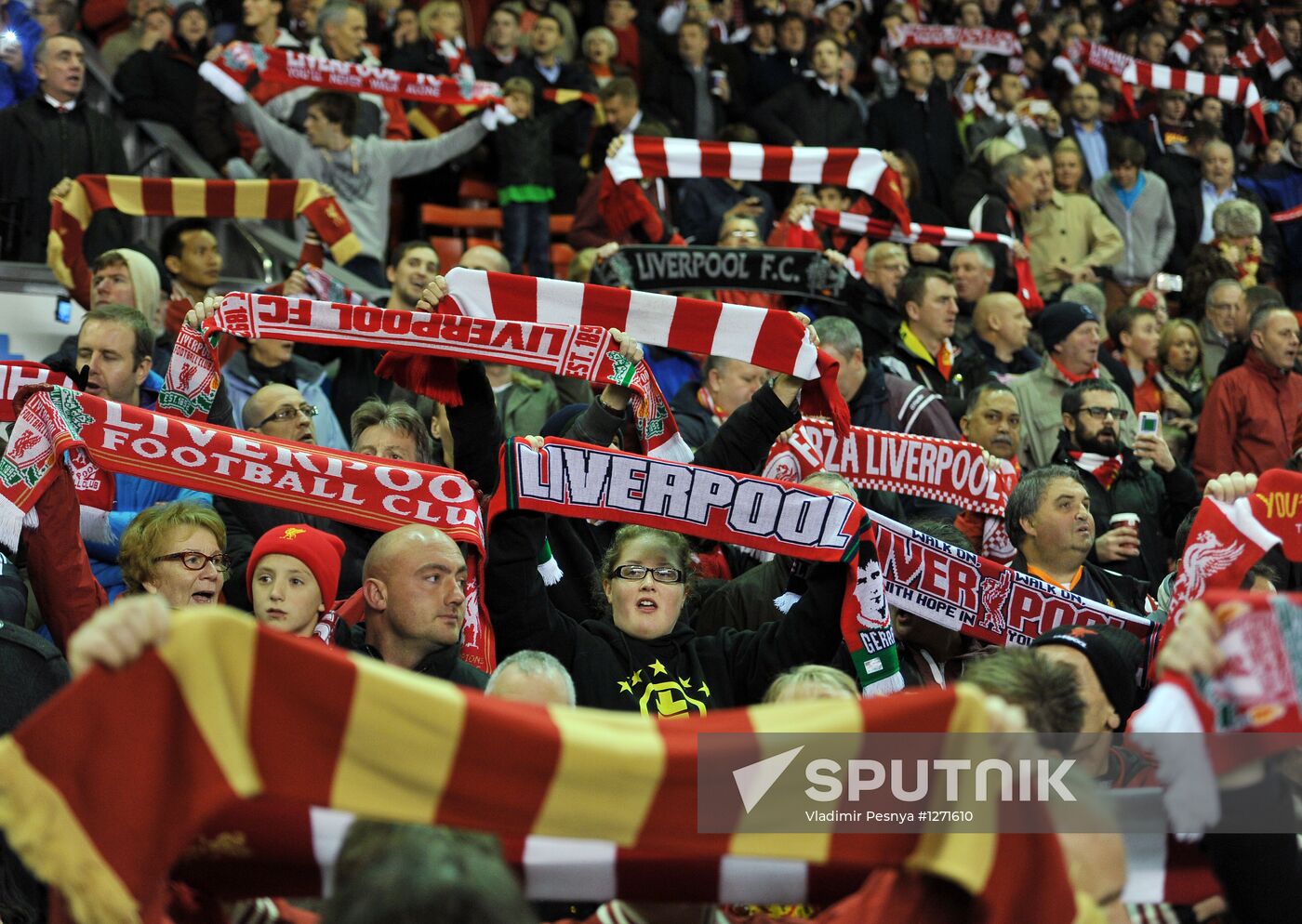 Football Europa League. Liverpool vs. Anji