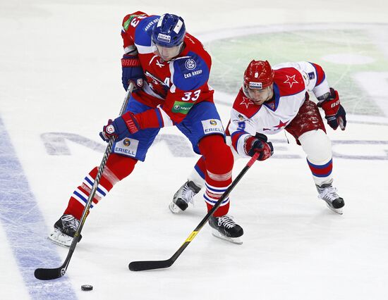 Hockey. KHL. Lev vs. CSKA