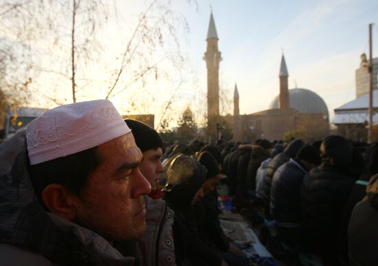 Celebration of Eid al-Adha in Russian regions