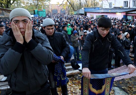 Celebration of Eid al-Adha in Russian regions