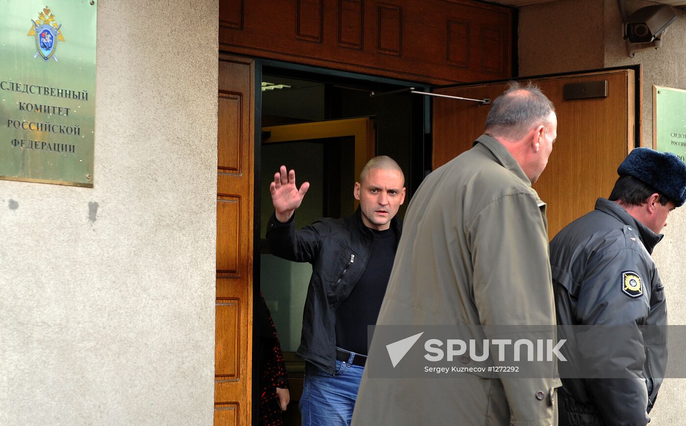 Udaltsov officially charged with preparation of mass riots