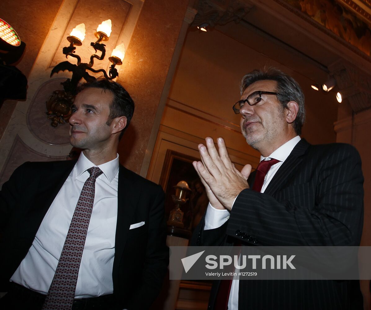 Italian fashion and music night in honor of Miroglio Group