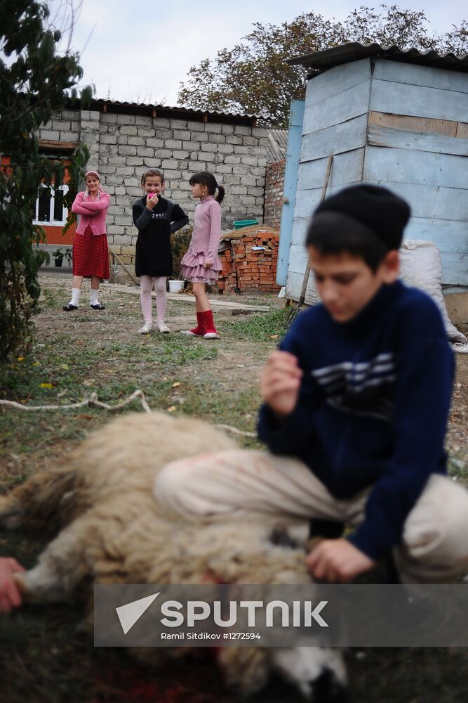 Celebration of Eid al-Adha in regions