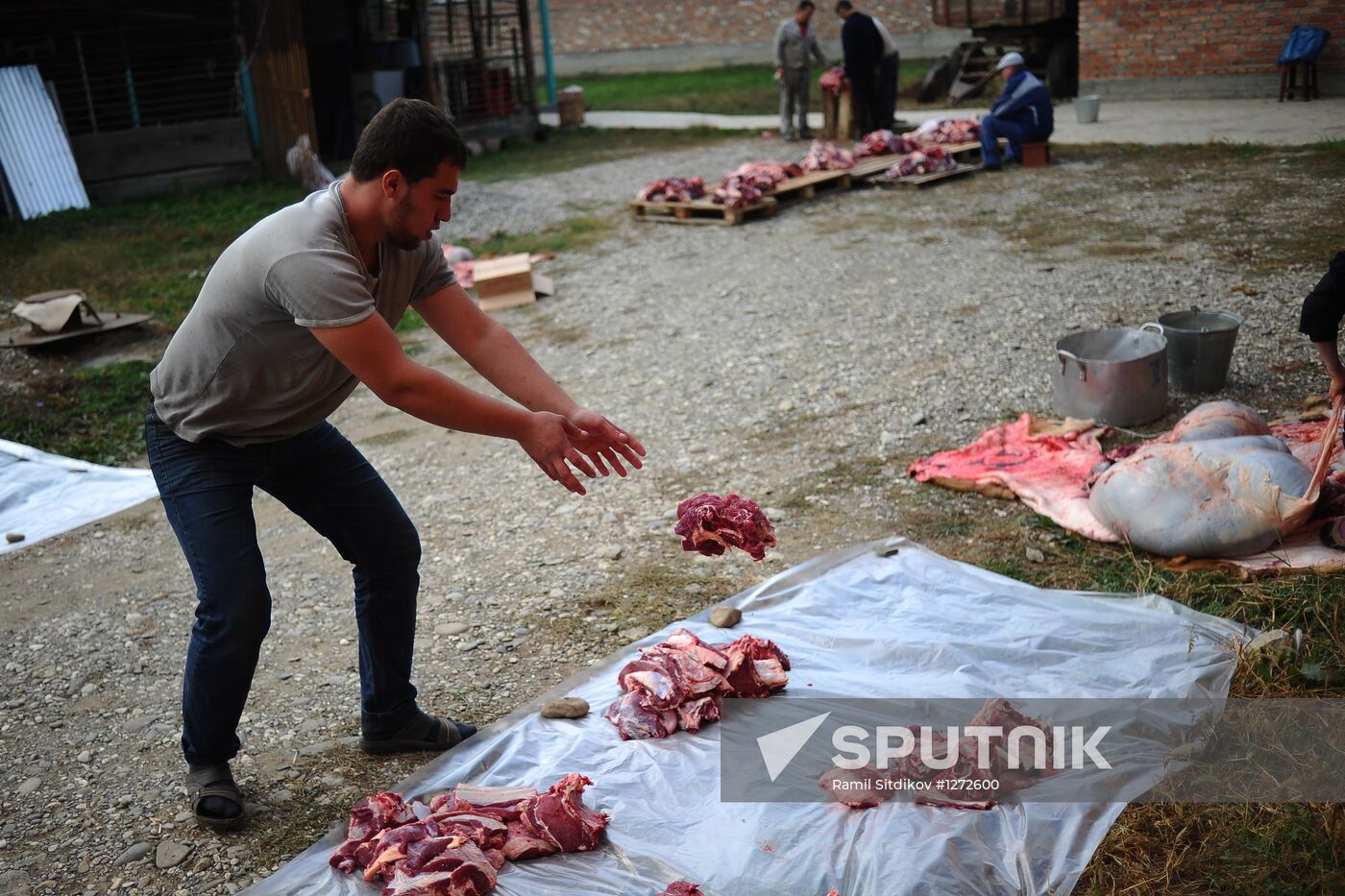 Celebration of Eid al-Adha in regions