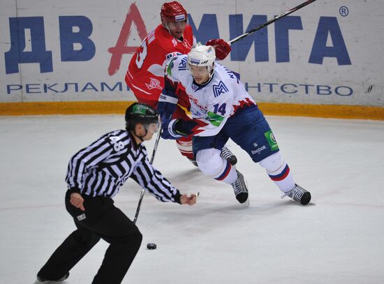 KHL. Spartak vs Metallurg Magnitogorsk