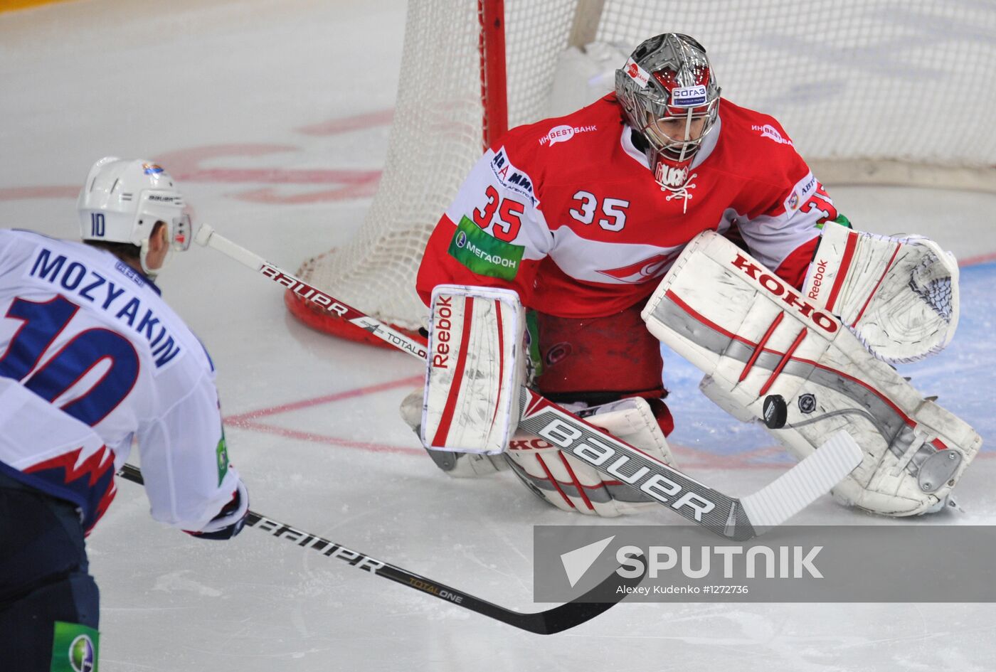 KHL. Spartak vs Metallurg Magnitogorsk