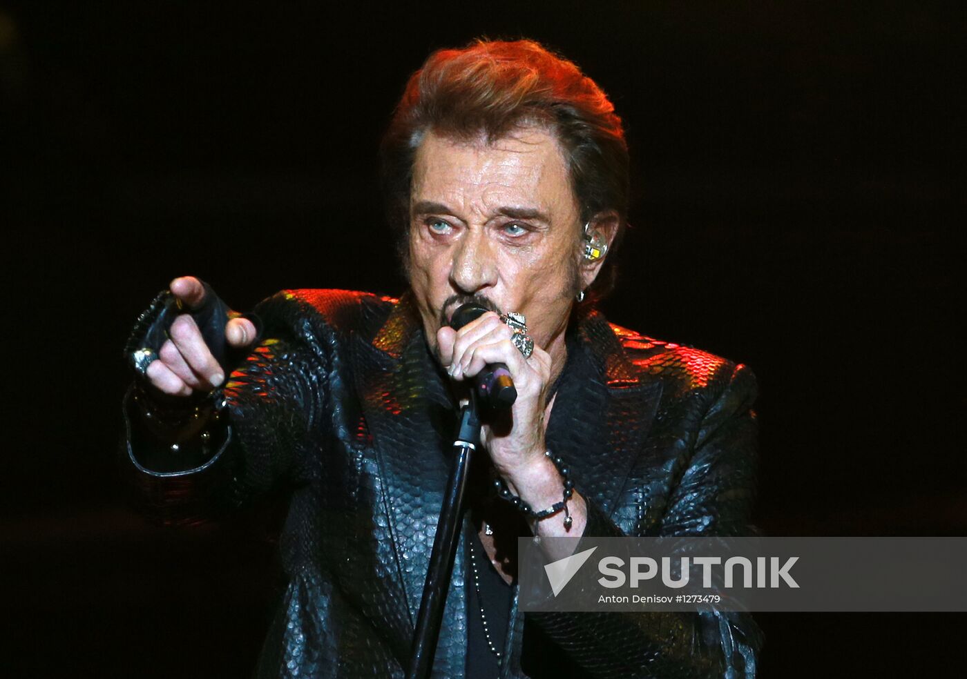 Johnny Hallyday's concert in Moscow