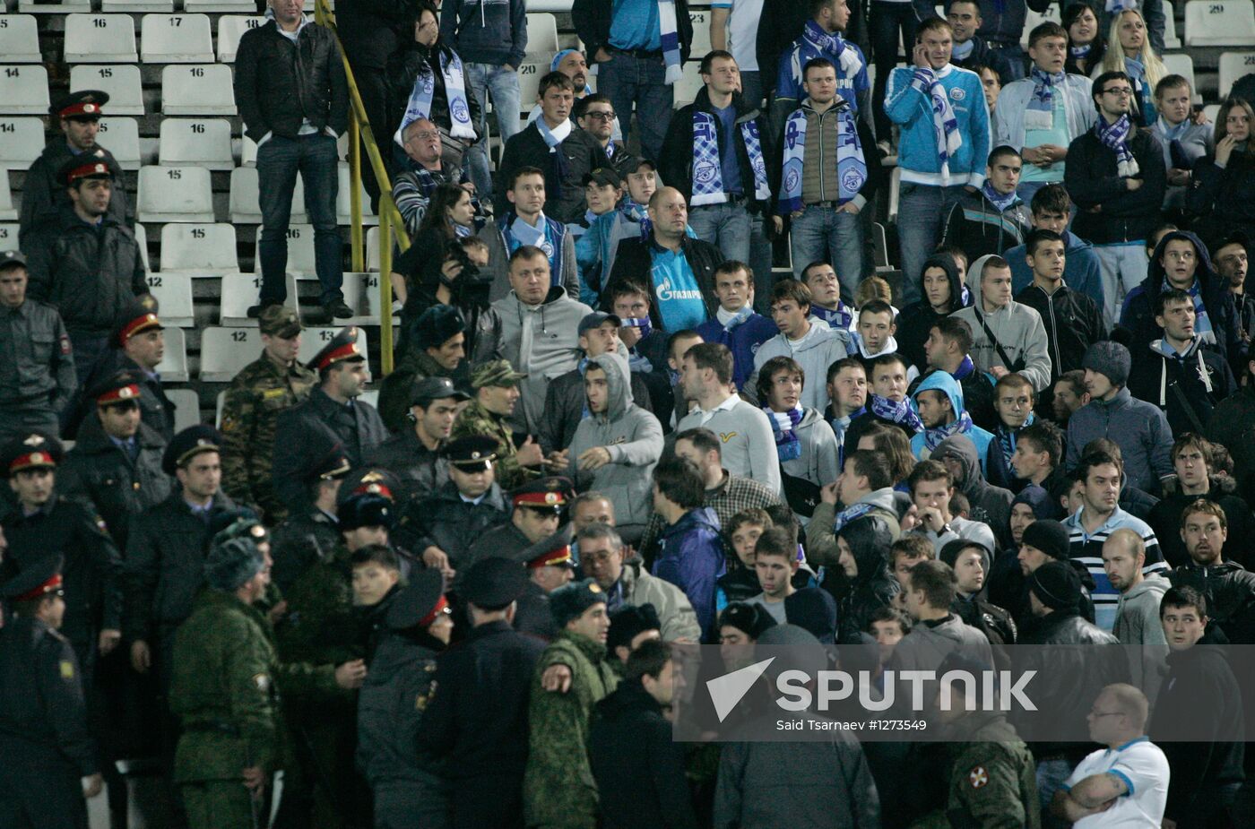 Football. Russian Premier League. Alania vs. Zenit