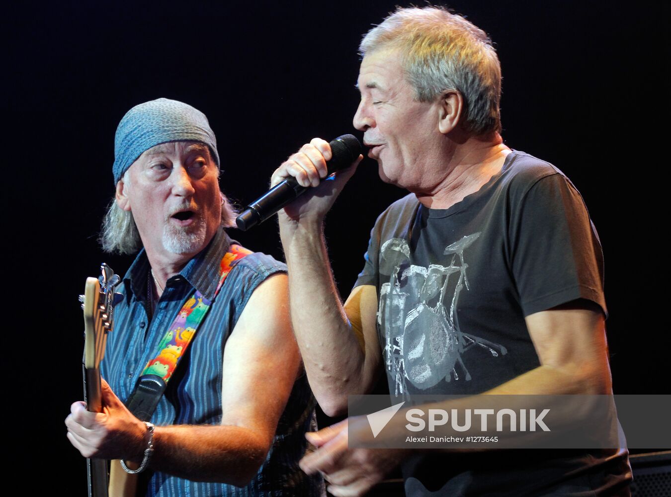 English rock band Deep Purple performs live in St. Petersburg