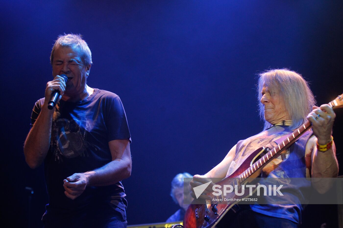 English rock band Deep Purple performs live in St. Petersburg