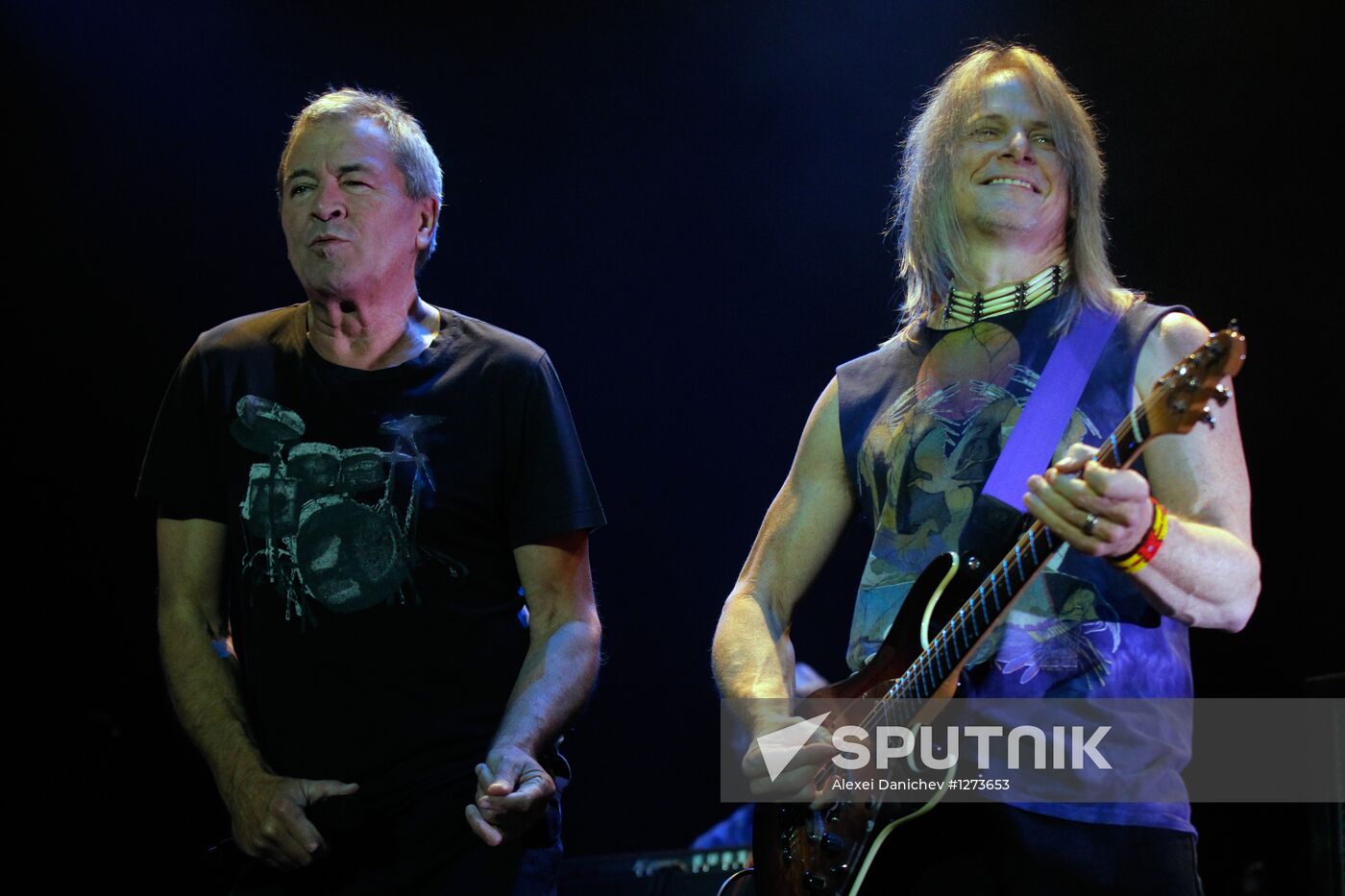 English rock band Deep Purple performs live in St. Petersburg