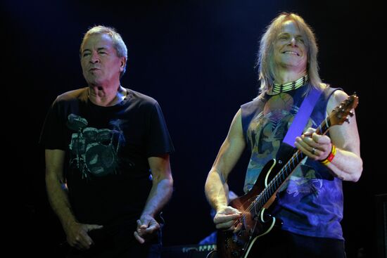 English rock band Deep Purple performs live in St. Petersburg