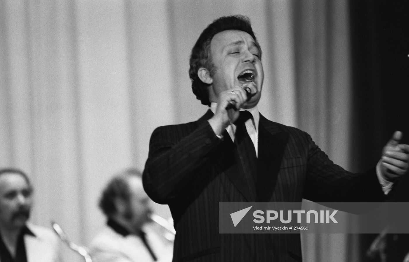 Singer Iosif Kobzon in Kabul