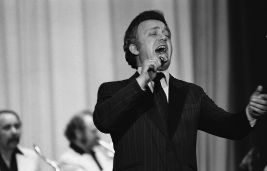 Singer Iosif Kobzon in Kabul