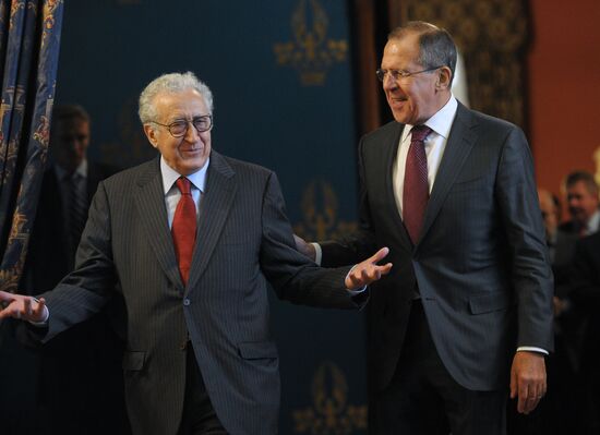 S.Lavrov meets with UN-AL special envoy L.Brahimi