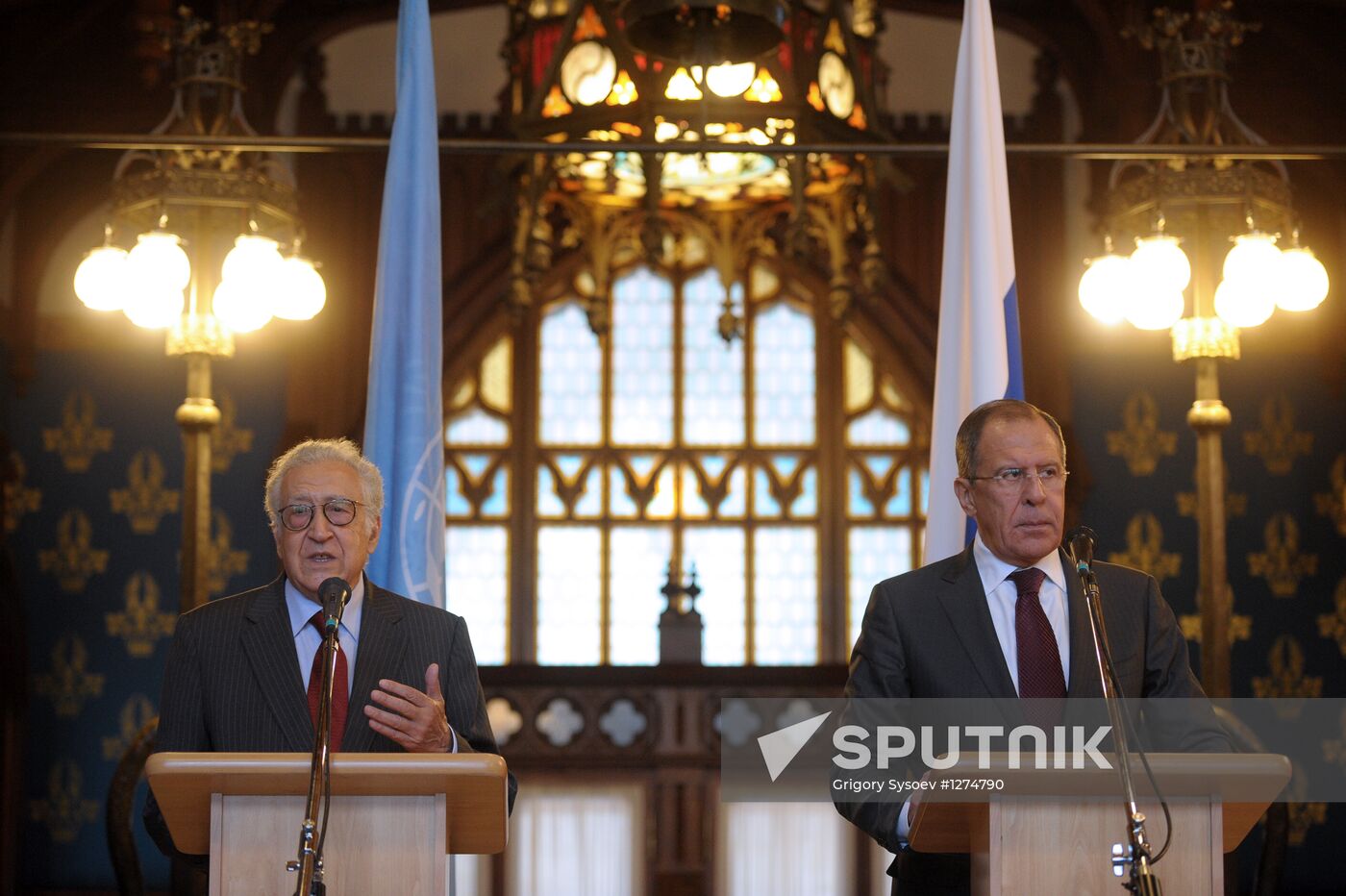 Sergei Lavrov meets with UN Special Representative For Syria