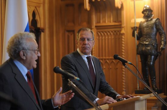 Sergei Lavrov meets with UN Special Representative For Syria